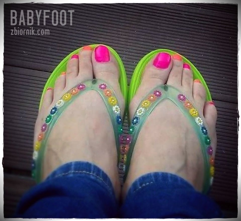 zielone japonki - Babyfoot