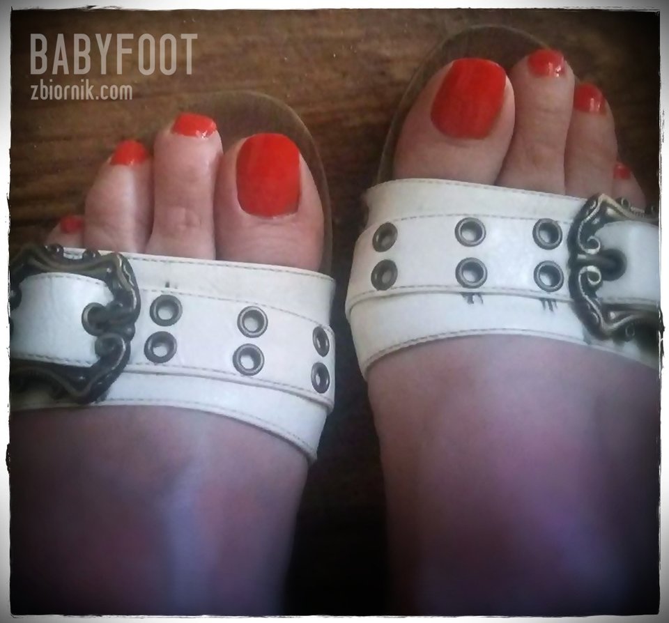 Białe Drewniaczki - Babyfoot