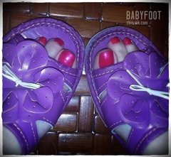 fioletowe pantofelki