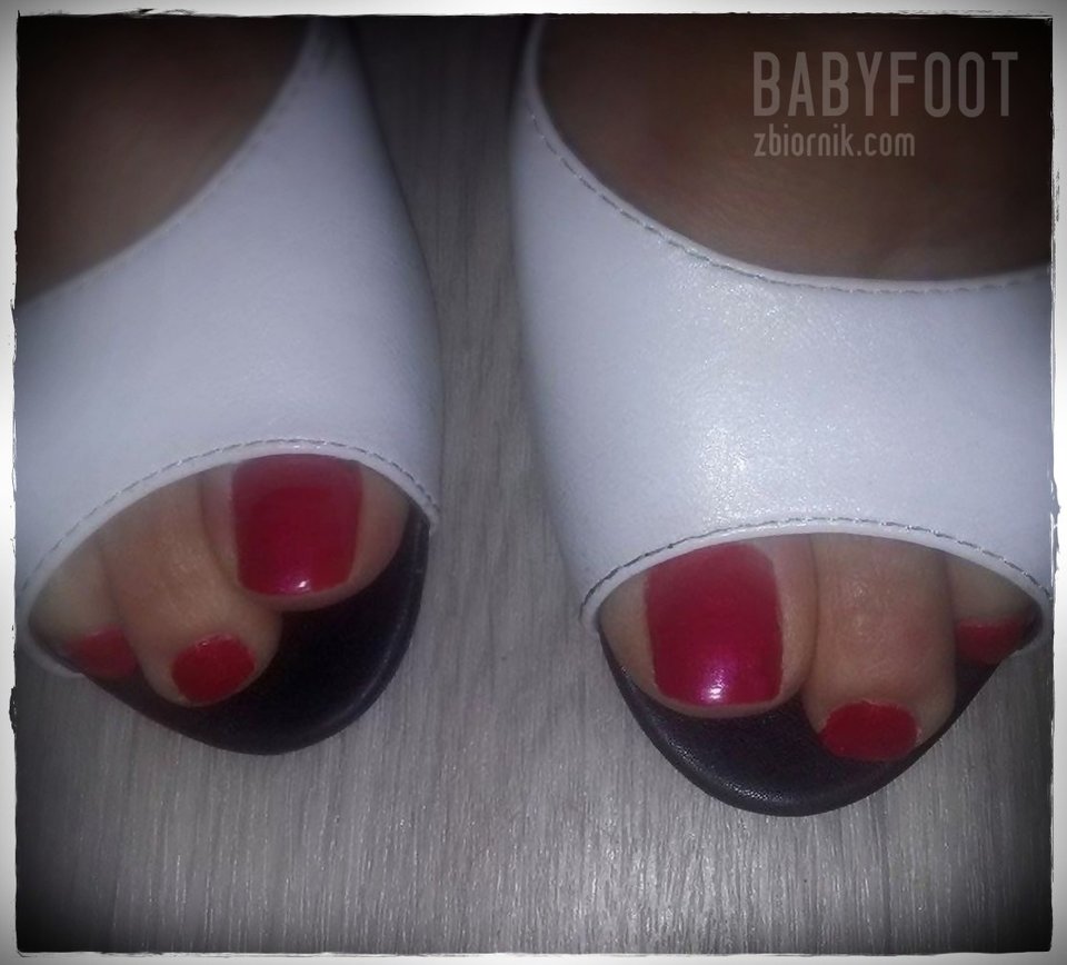 Biało-Czarne Szpilki - Babyfoot