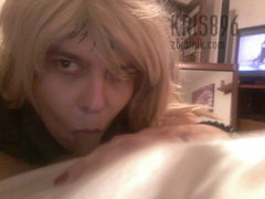 bed look in blowjob...