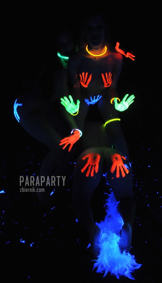 Fluorparty początek zabawy :) - paraparty