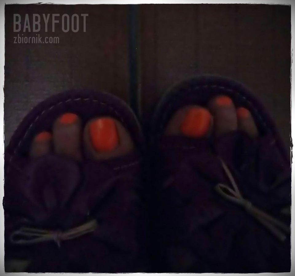 fioletowe pantofelki - Babyfoot