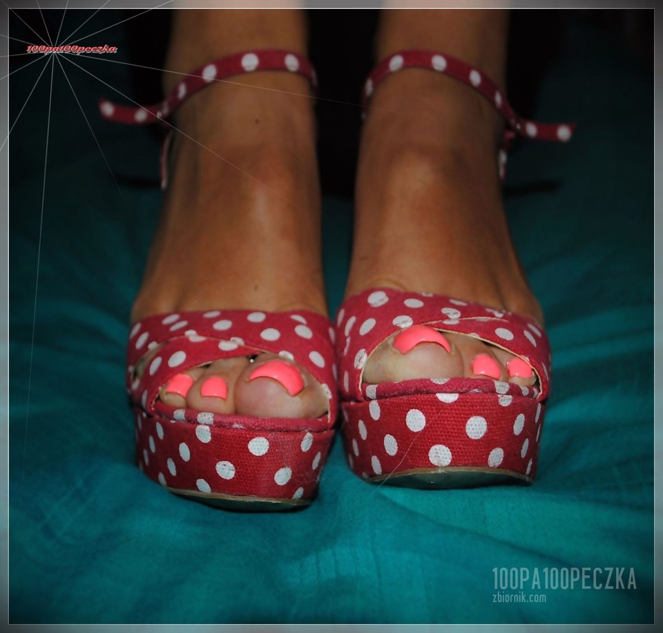 szpileczki w kropeczki 47 - 100pa100peczka