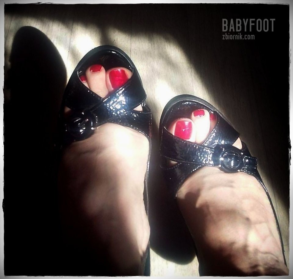 czarne czółenka - Babyfoot