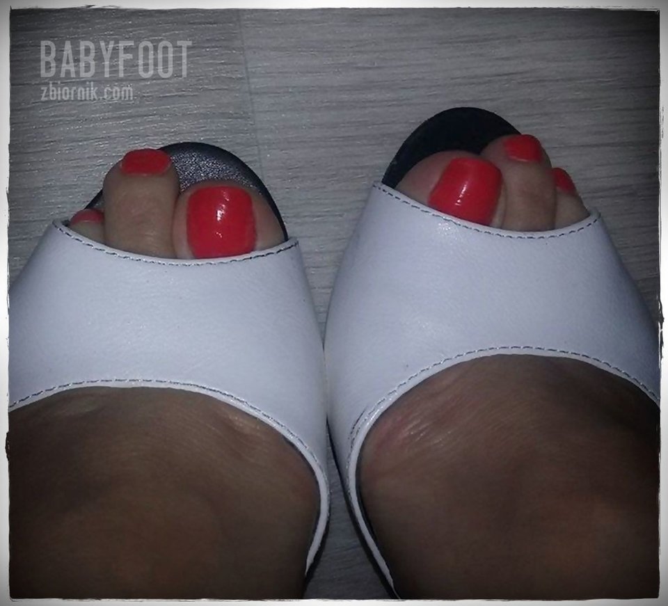 Biało-Czarne Szpilki - Babyfoot