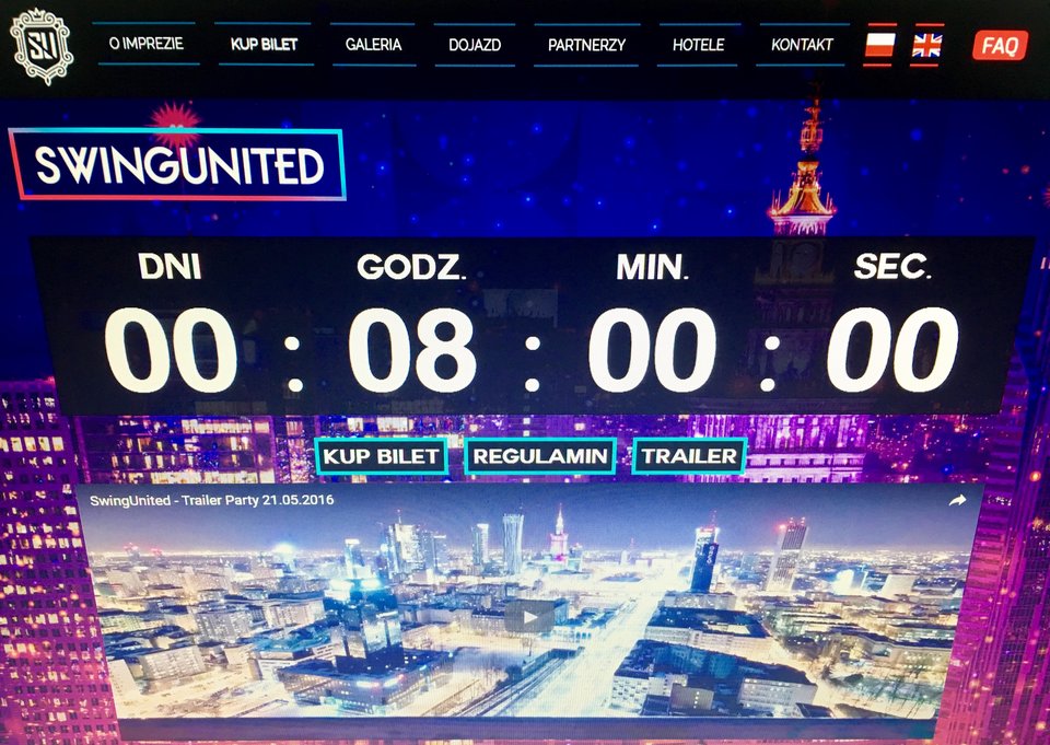 8h do najwiekszej imprezy w Polsce ! 21.05.2016 21:00  - SwingUnited
