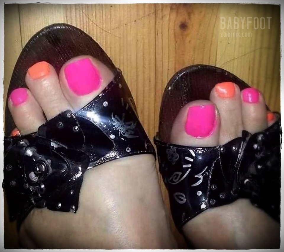 czarne klapeczki - Babyfoot