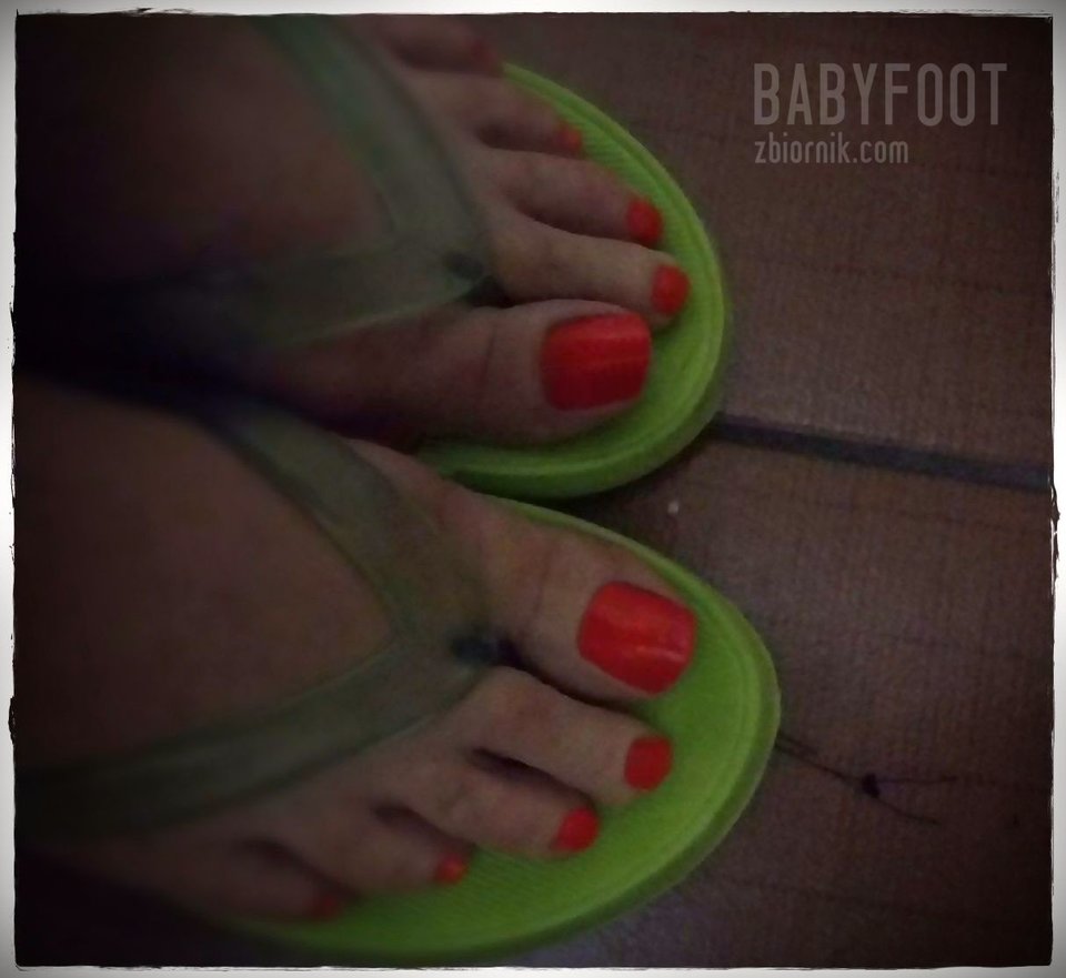 zielone japonki - Babyfoot