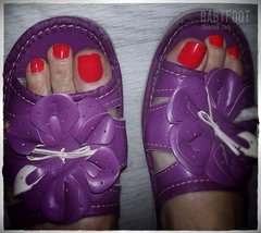 fioletowe pantofelki