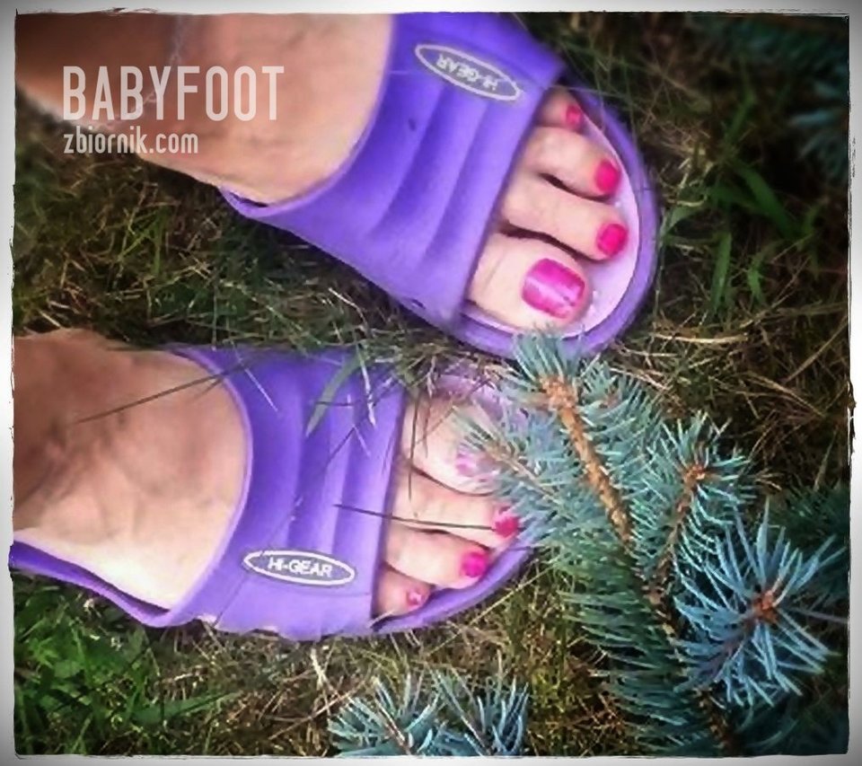 Fioletowe Gumiaczki - Babyfoot