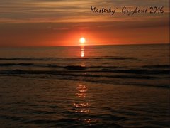 zachód słońca w Grzybowie