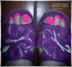 fioletowe pantofelki