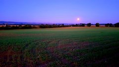 Zachód Księżyca. - parę minut później.