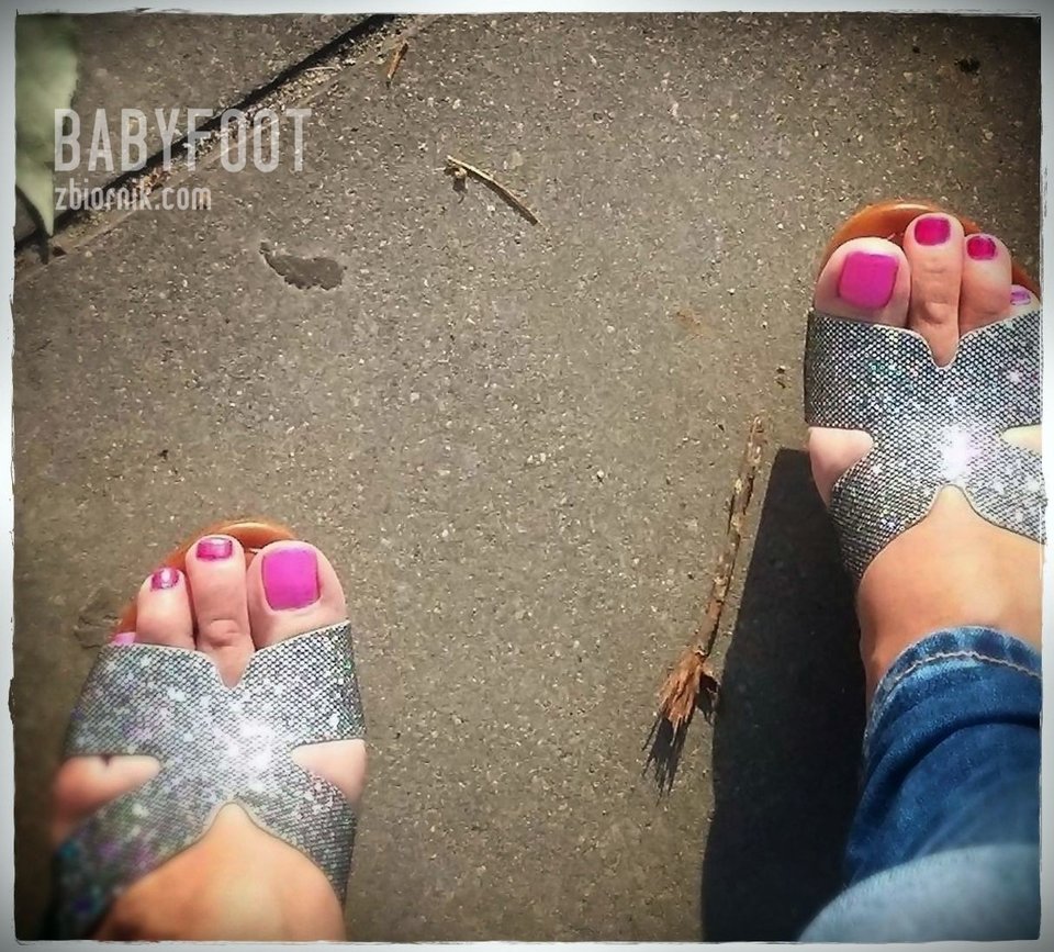 Brokatowe Klapeczki - Babyfoot