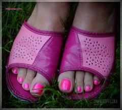 Różowe Kapcie #26