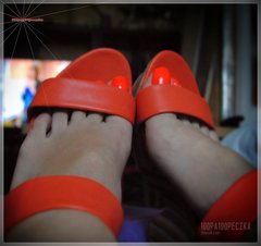 Pomarańczowe Koturny #38