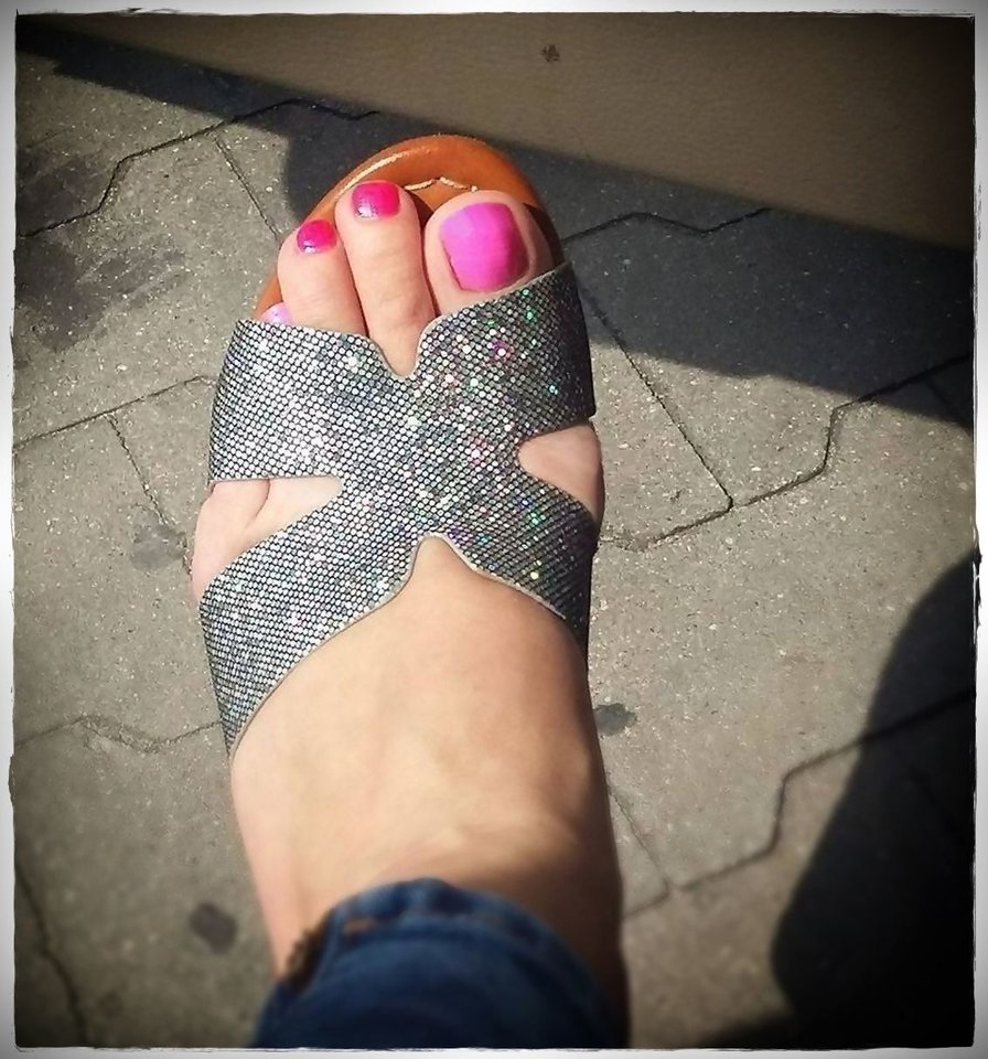 Brokatowe Klapeczki - Babyfoot