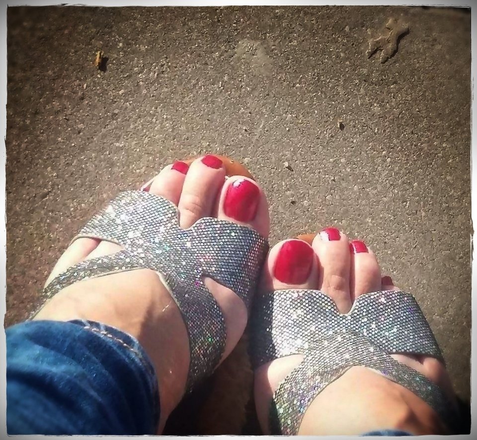 Brokatowe Klapeczki - Babyfoot