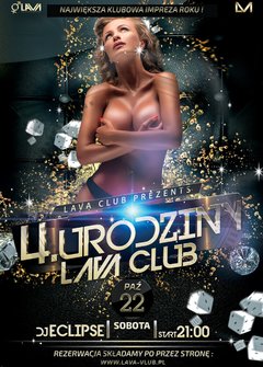 IV URODZINY Swingers Clubu LaVa 22.10.2016 r. (sobota)