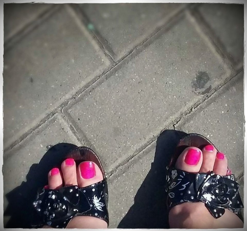 czarne klapeczki - Babyfoot