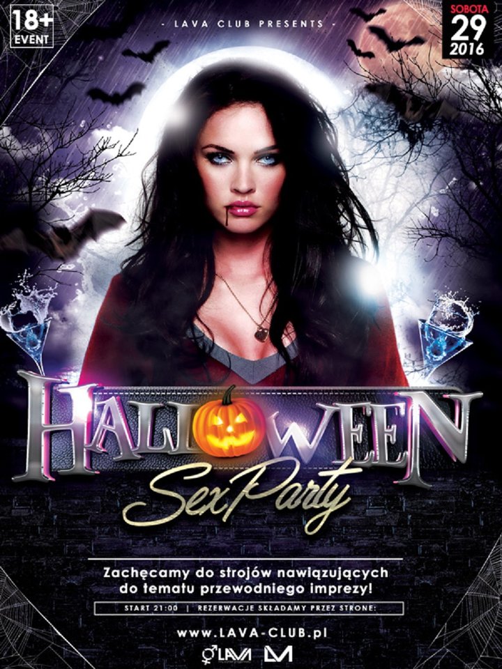 HALLOWEEN SEX PARTY - 29.10.2016 r. (sobota) - LavaClub