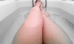 Cieplutka kąpiel najlepsza na zmarznięte nóżki ^^