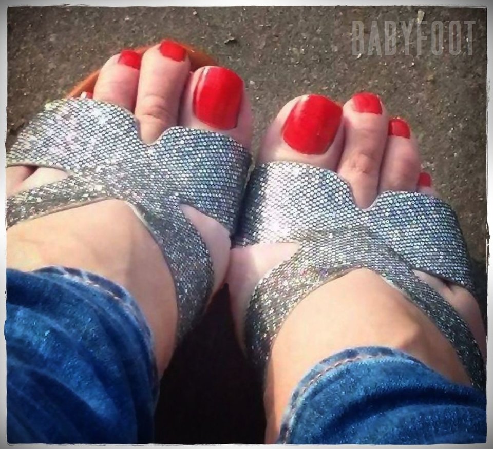 Brokatowe Klapeczki - Babyfoot