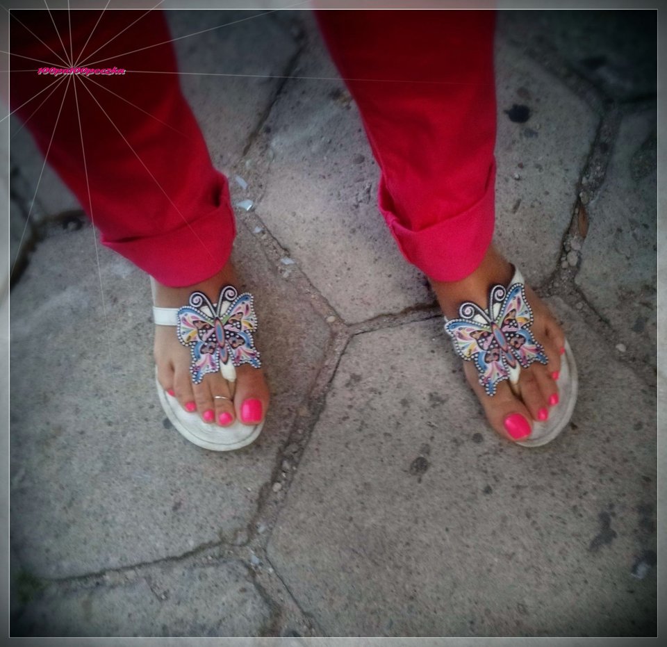 japonki z motylkiem - 100pa100peczka