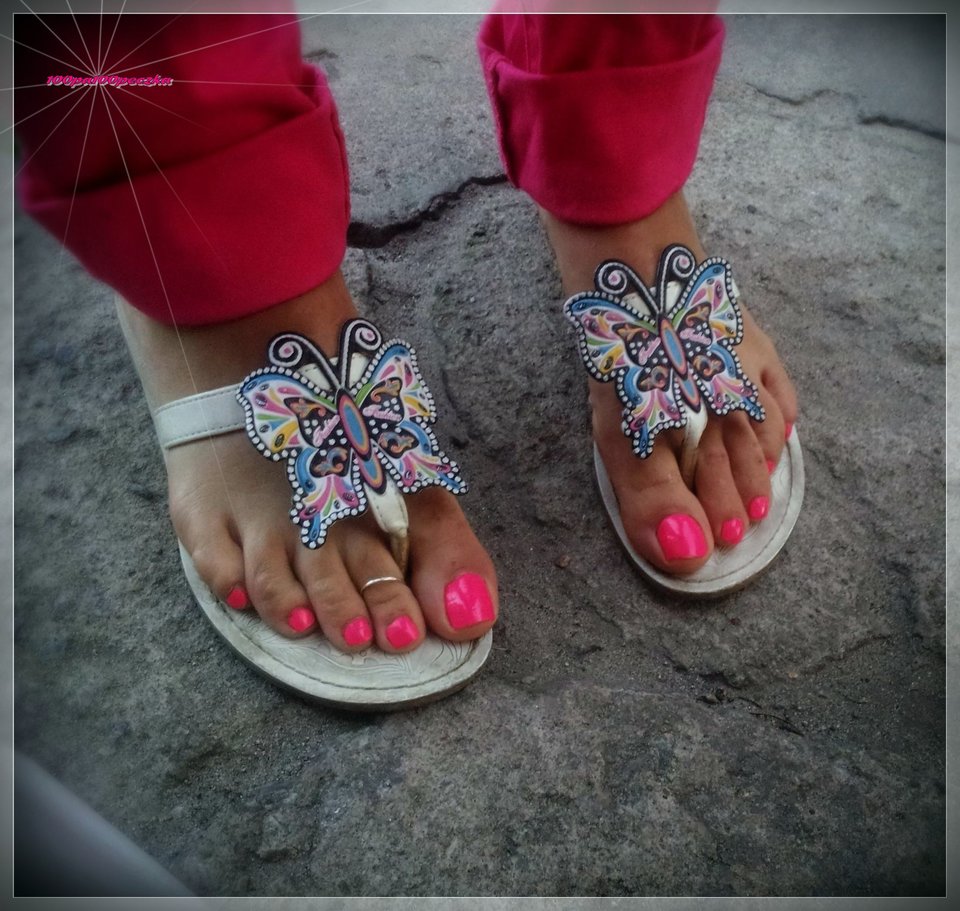 japonki z motylkiem - 100pa100peczka