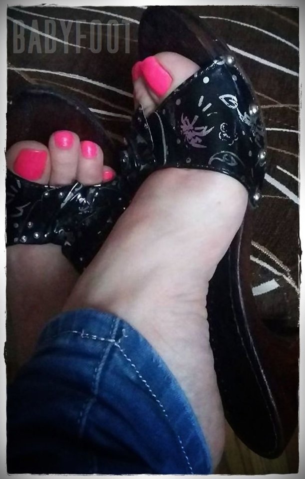 czarne klapeczki - Babyfoot