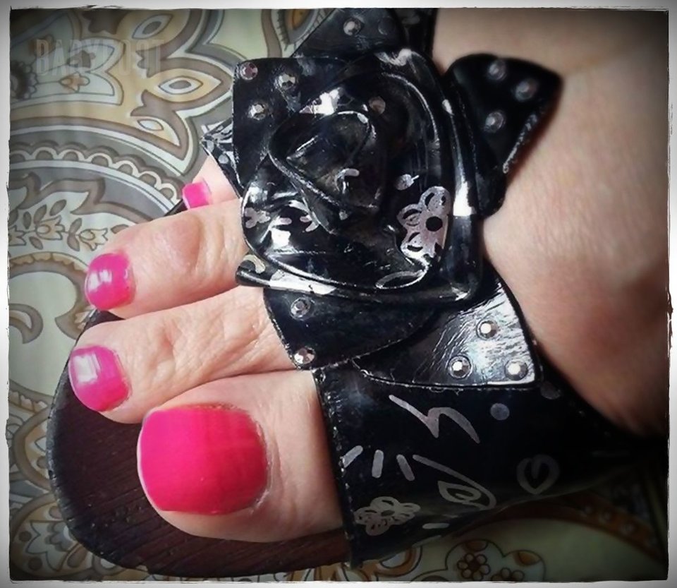 czarne klapeczki - Babyfoot