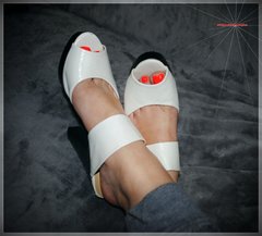 Białe Klapki II #34