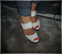 Białe Klapki II #41