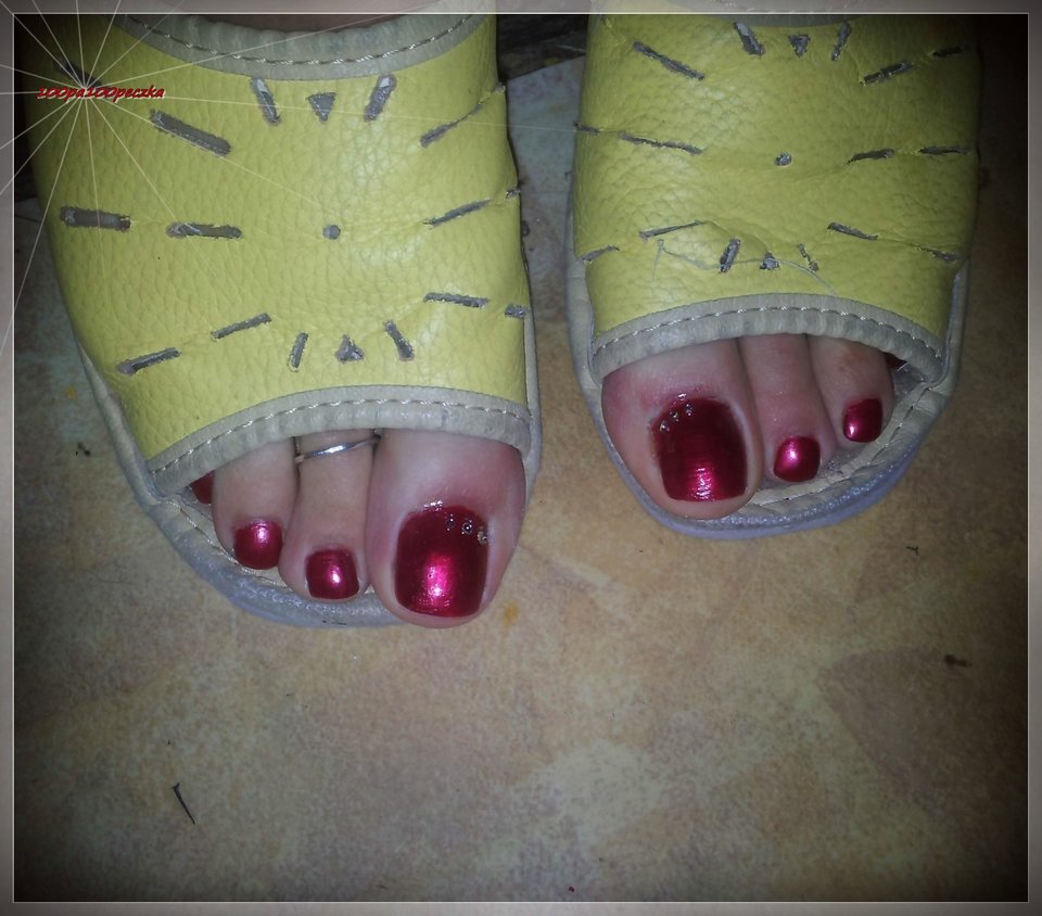 Żółte kapcie 33 - 100pa100peczka