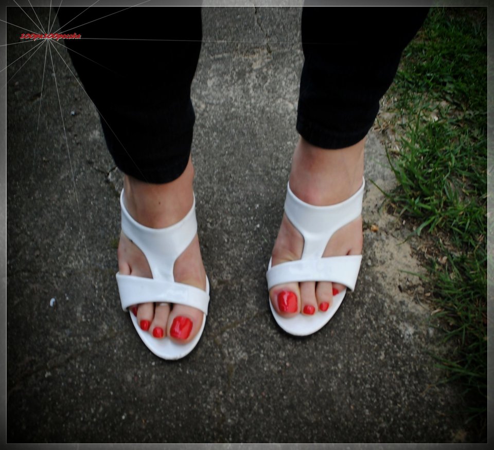 białe klapeczki 94 - 100pa100peczka