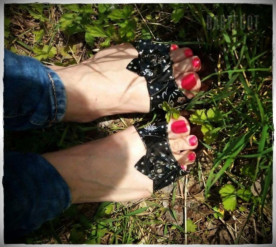 czarne klapeczki - Babyfoot