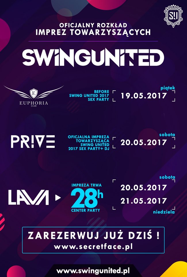 OFICJALNY ROZKŁAD IMPREZ TOWARZYSZĄCYCH SWINGUNITED - LavaClub