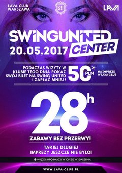 SWING UNITED SEX CENTER PARTY 28H NON STOP od 20.05.2017 r.