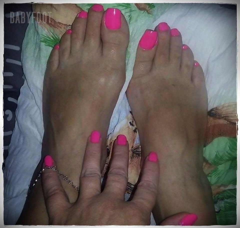 różowe cukiereczki - Babyfoot