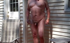 Rock body on patio.JPG