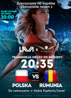 10 czerwca zapraszamy na transmisję meczu POLSKA - RUMUNIA!