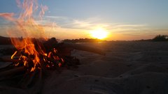 W blasku zachodu. ..