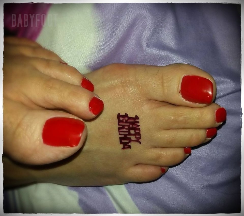 czerwone lizaczki - Babyfoot