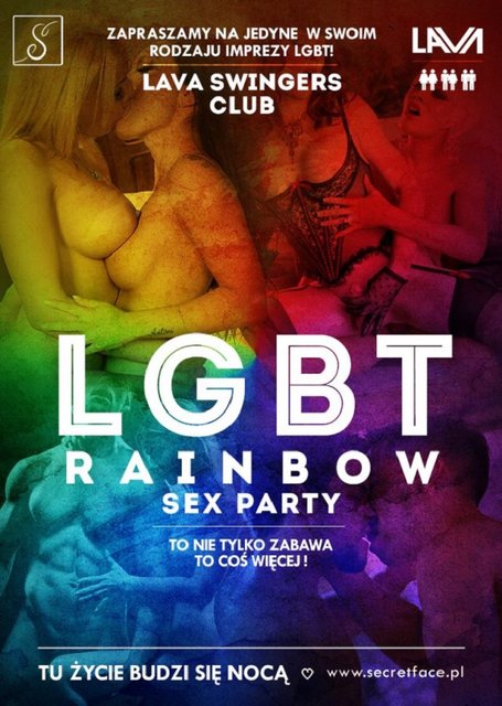 LGBT - RAINBOW SEX PARTY - 15.09.2017 r. (piątek) - LavaClub