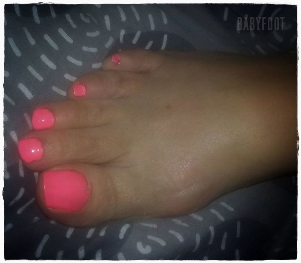 różowe pazurki - Babyfoot