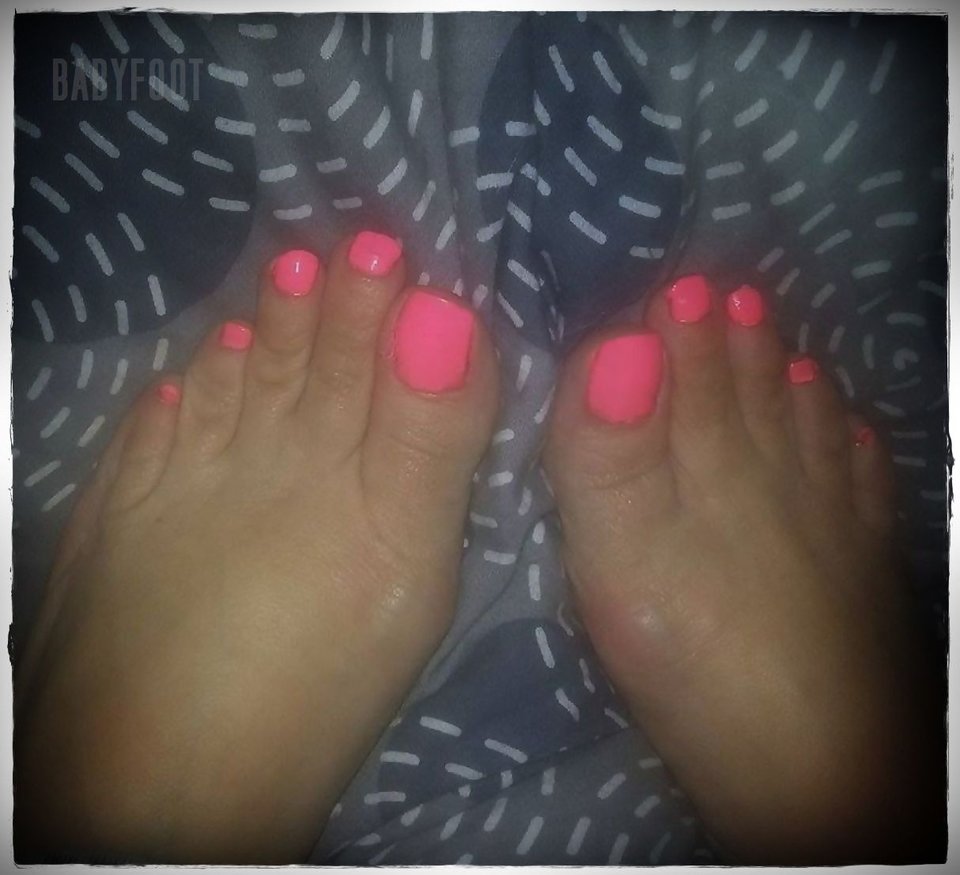 różowe pazurki - Babyfoot