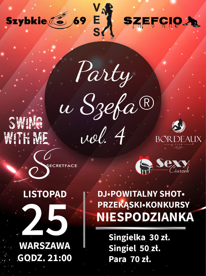 25.XI.2017 WARSZAWA PARTY U SZEFA® VOL.4 - Vesperka