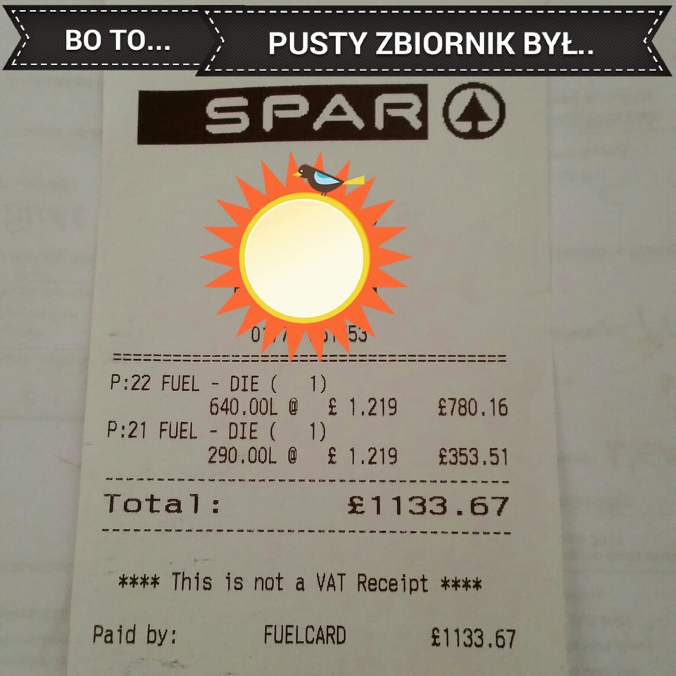 Bo to... pusty zbiornik był. - 1975on