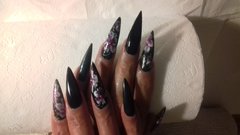 moje pazurki na sylwestra2017